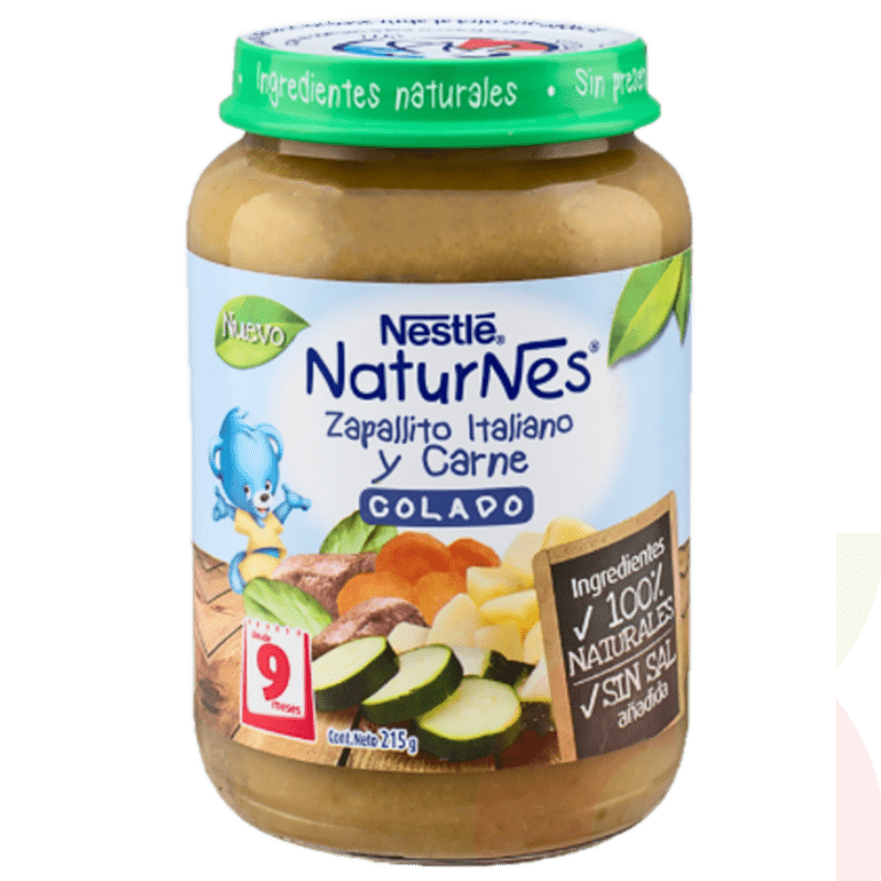 COLADO NESTLE ZAPALLITO IT.CARNE 215 GR           